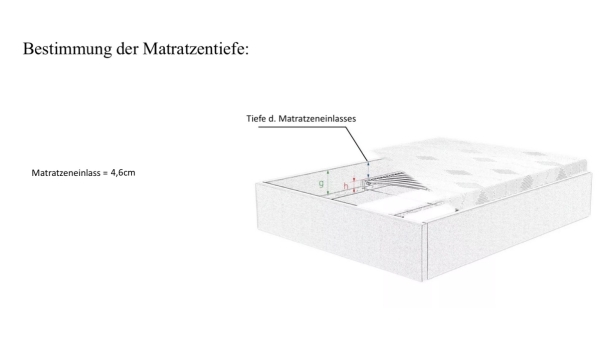 Gepolstertes Bett - ART81239